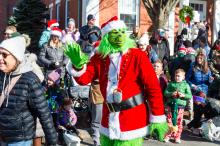Even a grinch could not resist joining in the fun.