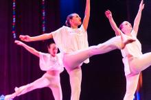 Many forms of dance are mixed together.