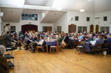 The community celebrates together.