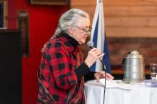 Deborah Medders reads "The Flowers o' the Forest."