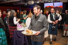 The procession of the haggis.