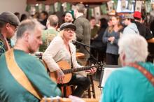 Rose Guerin and friends provide the music.