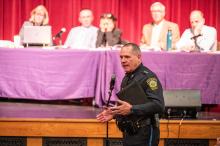 Oak Bluffs police chief Jonathan Searle expresses doubts about enforcement.