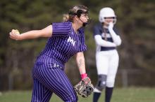 Winding up for a pitch.