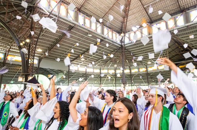 It's hats-off to the class of 2026.