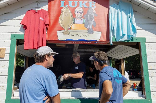 Island fishermen have embraced this yearly event.