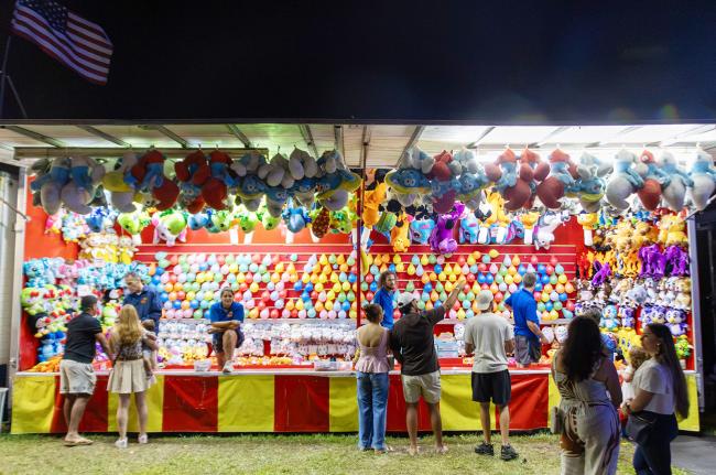 The midway is a hit.