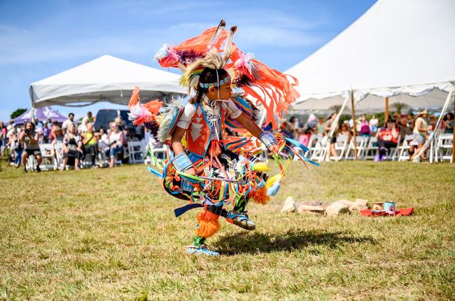 Traditional music and dance filled the air in Aquinnah on Saturday.