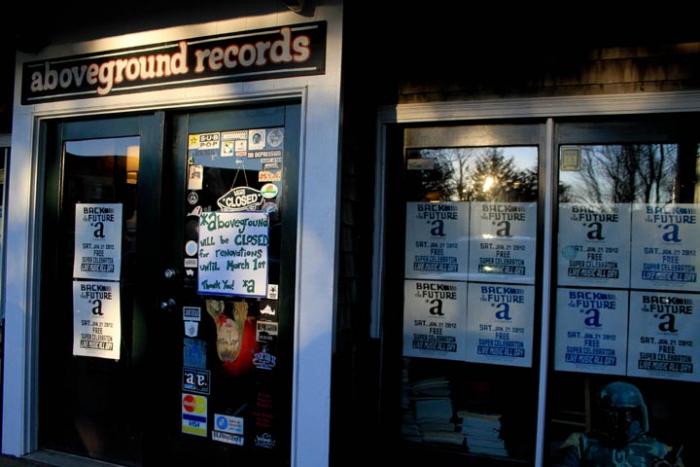 aboveground records storefront
