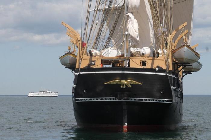 "She woke up and said hey, let's go," senior shipwright Roger Hambidge said of the Charles W. Morgan