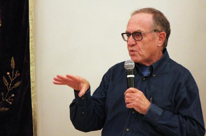 Alan Dershowitz is opposed to diplomatic recognition of Hamas and the idea of elections being held.