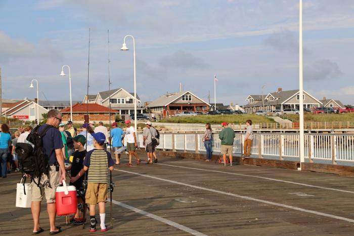 Kids' derby over, time to leave the Steamship Authority--and let the fishing continue.