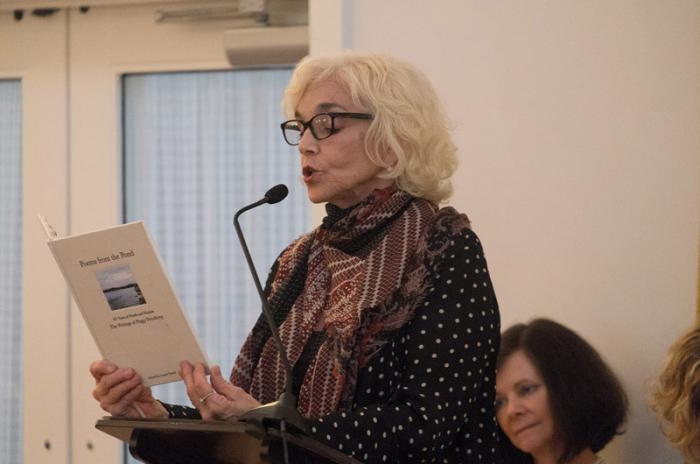 Brooke Adams reads Preparing Oneself for Dying. All proceeds from the poetry book go to scholarships for Vineyard writers.