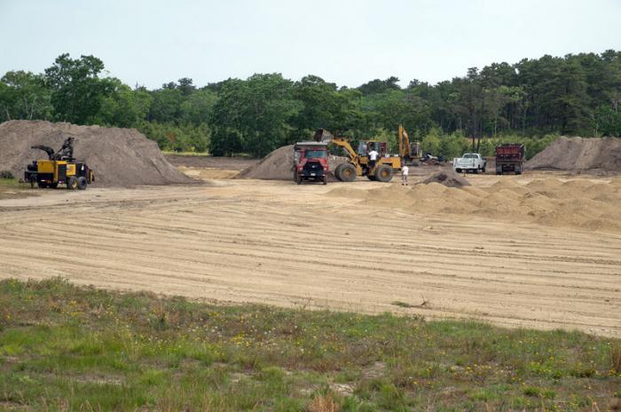 Once a development battleground over luxury golf course, today the site of a failed subdivision.