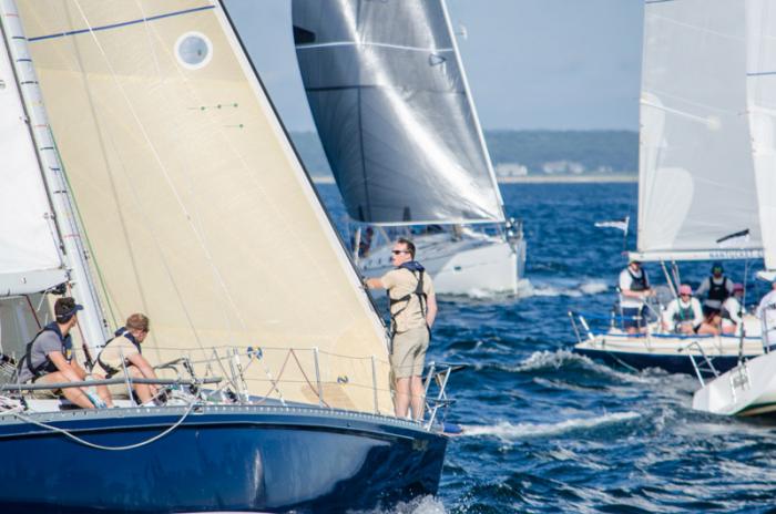 Start of 77th annual Round the Island Race, a 52-mile circumnavigation of the Vineyard.
