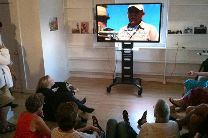 Guests were treated to clips from documentary film Keepers of the Light by Liz Witham and Ken Wentworth.
