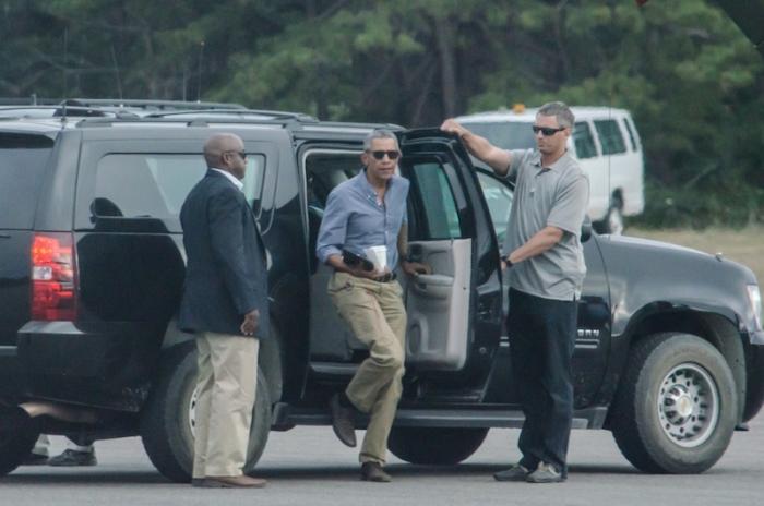 Seventh and final Vineyard vacation during President Obama's time in office comes to an end.
