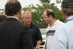 Boston businessman and seasonal visitor Paul Adamson, at center, leads a group that bought the property at foreclosure auction early last summer.