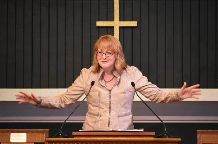 Rev. Susan Sparks, of the Madison Avenue Baptist Church in New York, will speak on July 15.