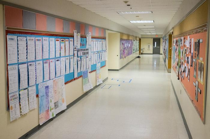 The Oak Bluffs School was above the state average in English but fell short in math.