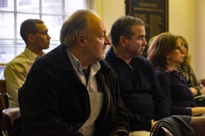 Former property owner Benjamin Hall (left). The town took the Yellow House by eminent domain last spring for $3 million.