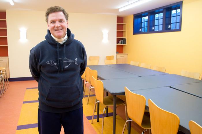 Rev. Chip Seadale, of St. Andrew's Church, leads an overnight shelter at his church four nights a week.
