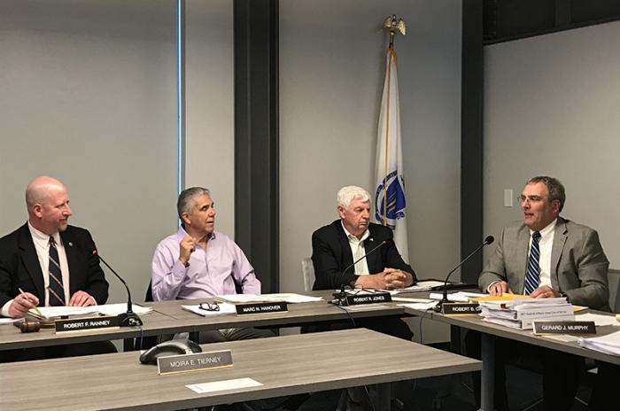 Nantucket governor Robert Ranney, Vineyard governor Marc Hanover, Barnstable governor Robert Davis, and general manager Robert Davis.