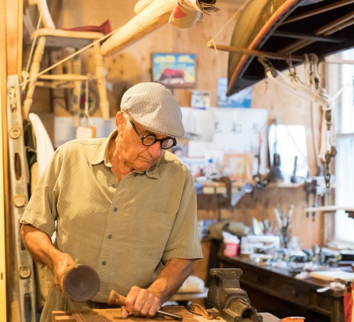Mr. D'Antonio's father came to America in the 1920s and built the family home in Rhode Island by hand.