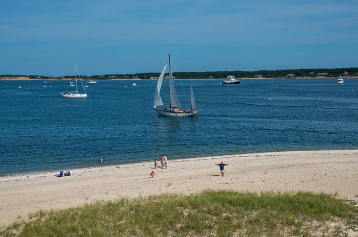 Mr. McConnell will finish at the Edgartown Lighthouse with a welcoming party at the Harbor View beginning Monday at 5 p.m.