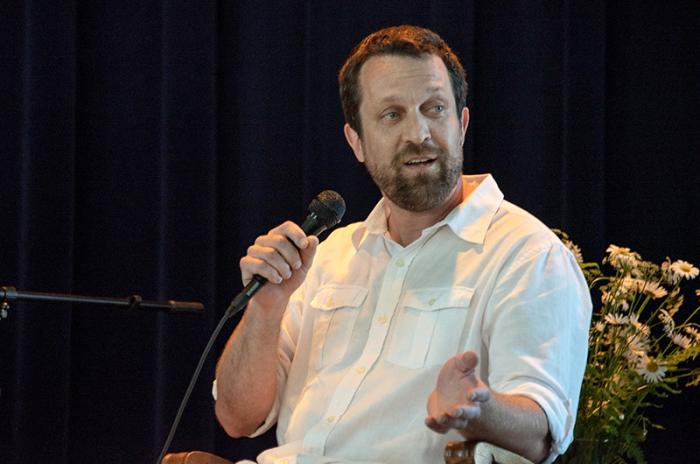 Mr. Weinstein discussed the writing life at a panel this summer at the Katharine Cornell Theatre.