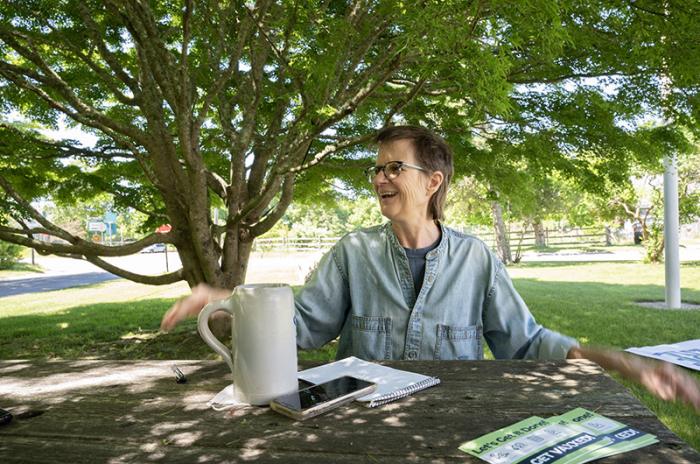 From a career at the United Nations to small-town health agent, Ms. Lent has found her perfect match in the eclectic Island way of life.