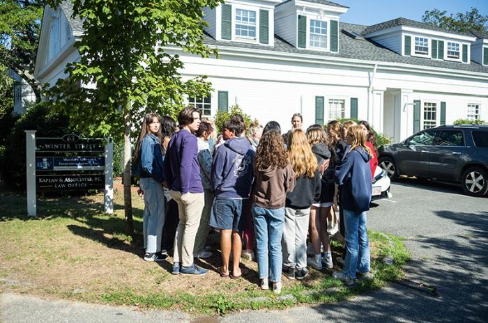 Regional high school AP Spanish class sent its students to the scene Thursday to help interpret.