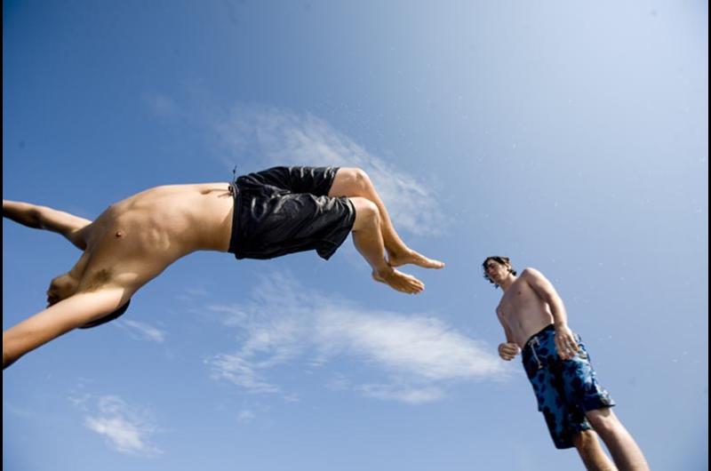 bridge jumping