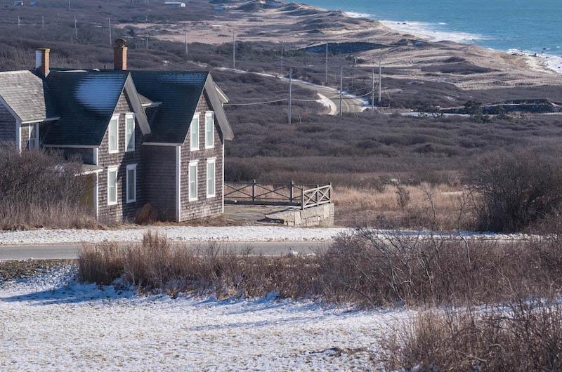 Frosty seascape
