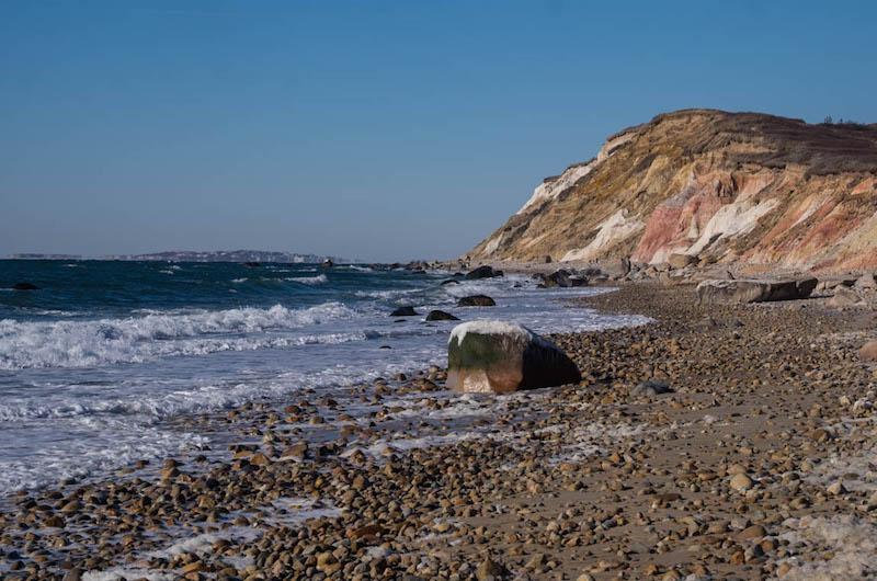 Gay Head cliffs.
