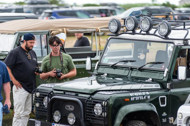 Photographers took their chance to capture Land Rover images as well.