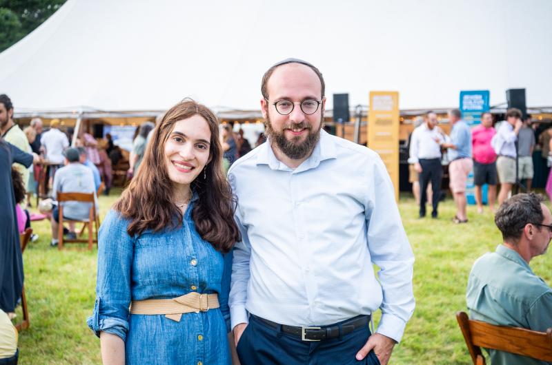 [l-r] Hadassah Alperowitz, Rabbi Tzvi (Chabad on The Vineyard Directors).