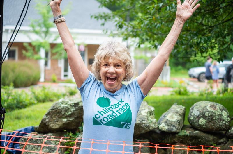 Rosemary Clough, the original Chilmark road race cover girl.
