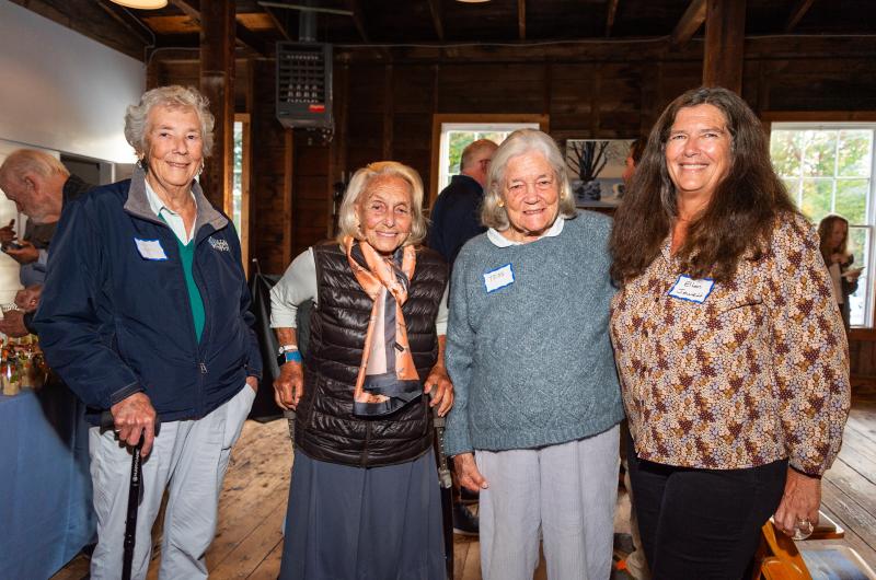 [l-r] Polly Brown, Rose Styron, Tess Bramhall, Ellen Jewett.