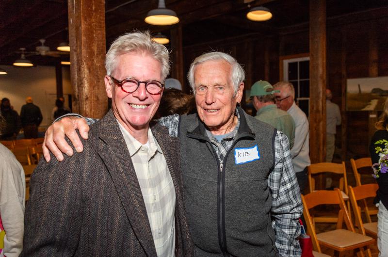 Fellow painters Allen Whiting and Kib Bramhall.
