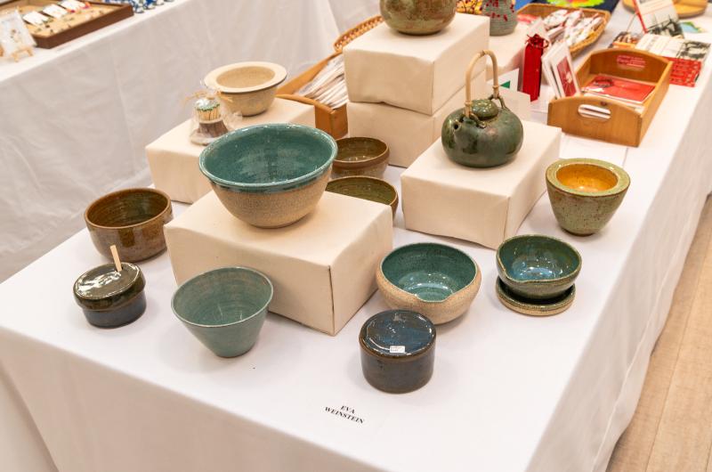 Ceramics by Eva Weinstein.