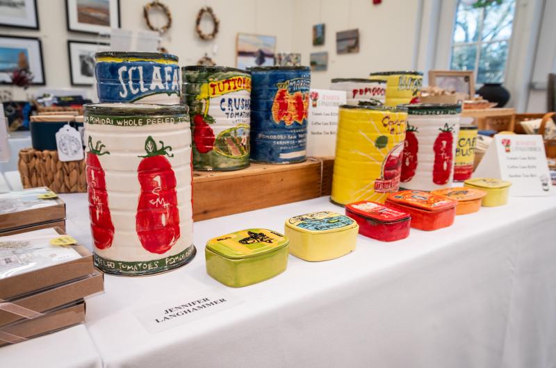 Ceramics by Jennifer Langhammer.