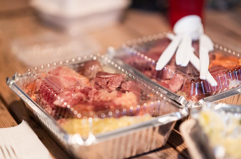 Mo's Lunch served up traditional Irish fare including the classic corned beef and cabbage.