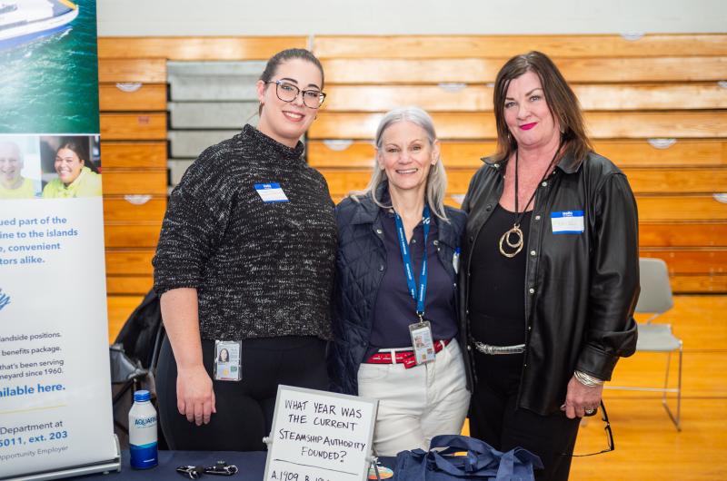 Wendy Botelho, Sheila Corcoran, and Janice Kennefick of The Steamship Authority.