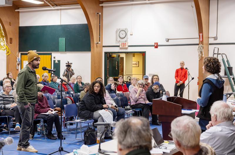 West Tisbury voters have their voices heard.