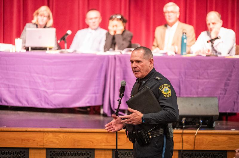 Oak Bluffs police chief Jonathan Searle expresses doubts about enforcement.