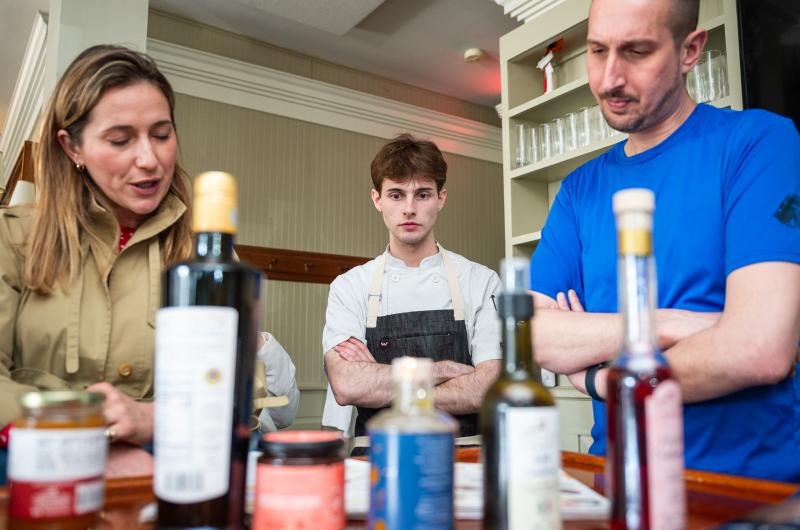 [l-r] Federica Fabbrini, Ryan Scanlon, Cristopher Stam.