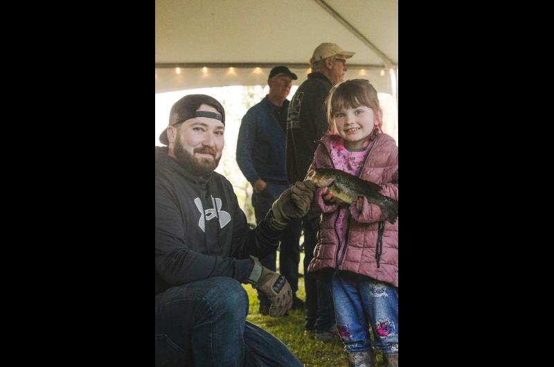 Many proud grins as young anglers haul in their catches.