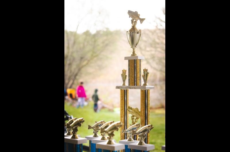 The grand prize awaits the lucky anglers.