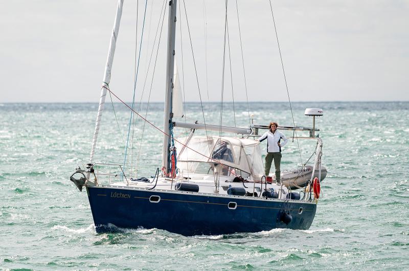 Enrica Jossi aboard Lúthien.
